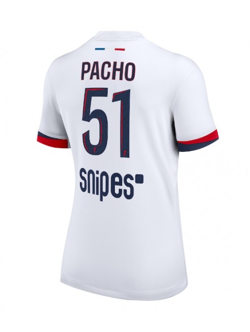 Paris Saint-Germain Willian Pacho #51 Replika Borta Kläder Dam 2025-26 Kortärmad Paris Saint-Germain Willian Pacho #51 Replika Borta Kläder Dam 2025-26 Kortärmad